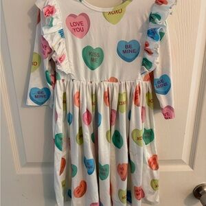 Sweetheart Ruffle Kids Dress